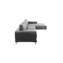 Poundex F6429 2 pc Sectional Set with 2 Accent Pillows IMAGE 4