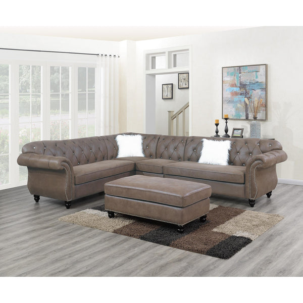 Poundex 4 pc Sectional F6437 IMAGE 1
