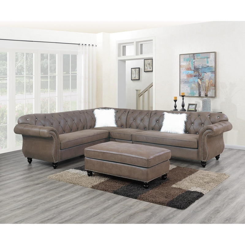 Poundex 4 pc Sectional F6437 IMAGE 1