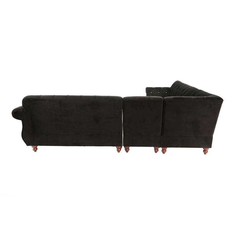 Poundex F6433 4 pc Sectional Set IMAGE 5
