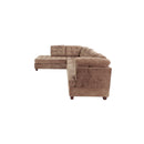 Poundex F7140 2 pc Sectional Set with 2 Accent Pillows IMAGE 6