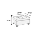 Poundex F7120 Cocktail Ottoman IMAGE 7