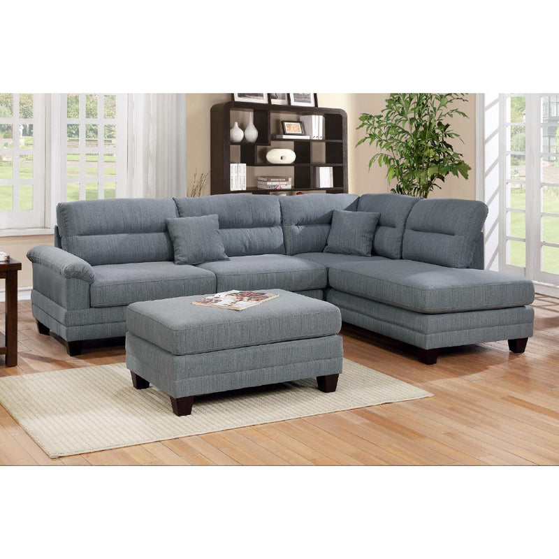 Poundex 3 pc Sectional F6585 IMAGE 1