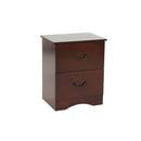 Poundex 2-Drawer Nightstand F5516 IMAGE 1