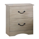 Poundex 2-Drawer Nightstand F5511 IMAGE 1