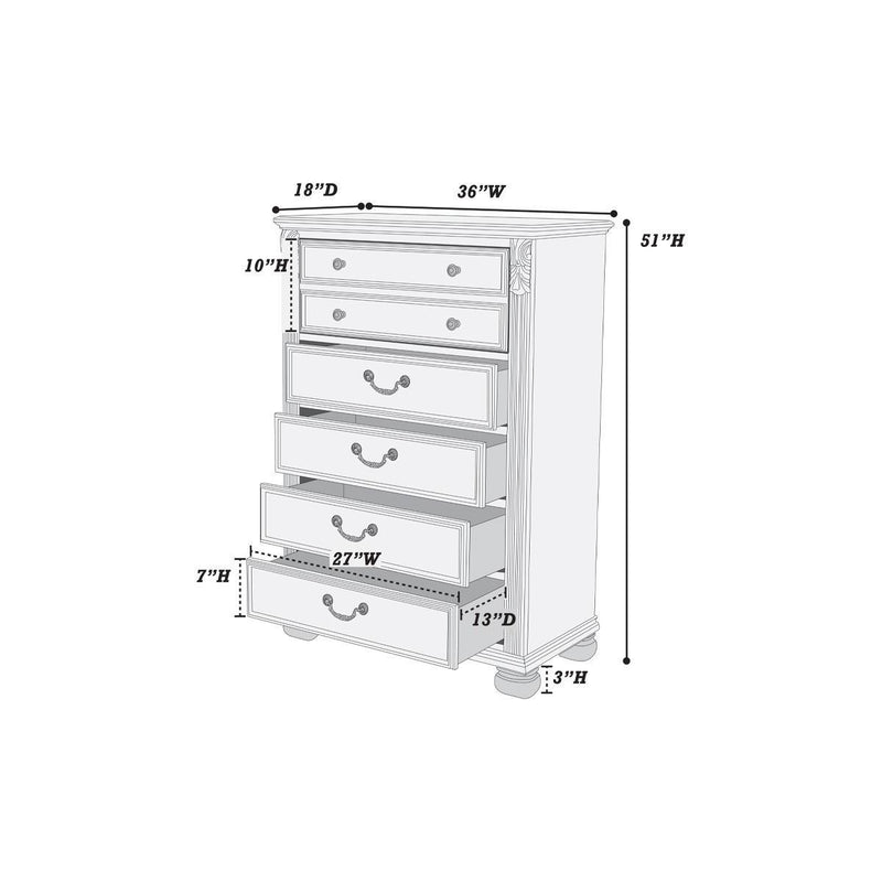 Poundex F5499 Chest IMAGE 2