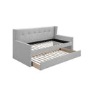 Poundex F9459 Day Bed with Slats + Trundle IMAGE 2