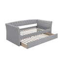 Poundex F9453 Day Bed with Slats + Trundle IMAGE 2