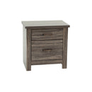 Poundex 2-Drawer Nightstand F5476 IMAGE 1
