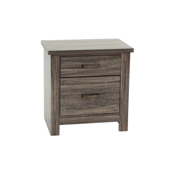 Poundex 2-Drawer Nightstand F5476 IMAGE 1