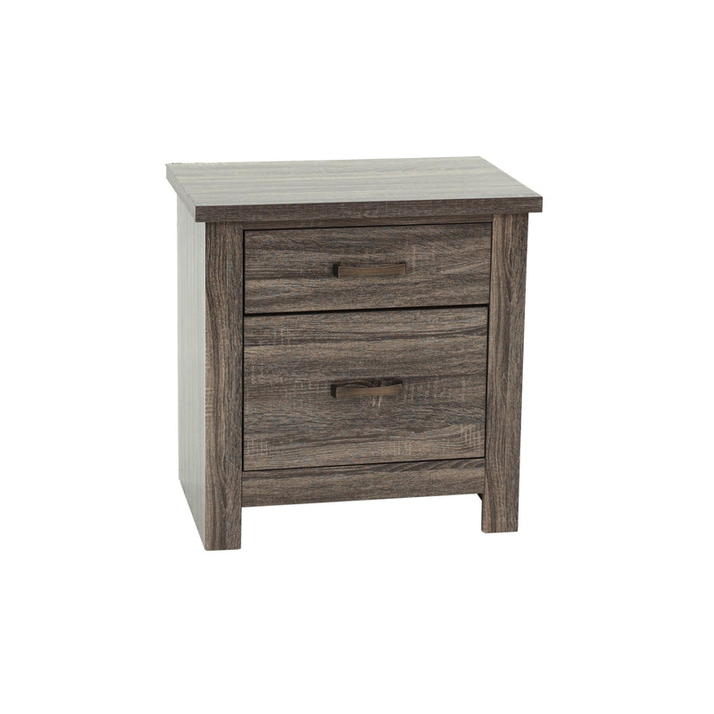 Poundex 2-Drawer Nightstand F5476 IMAGE 1