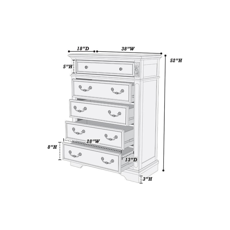 Poundex F5484 Chest IMAGE 2