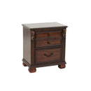 Poundex 3-Drawer Nightstand F5486 IMAGE 1
