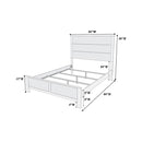 Poundex F9544Q Queen Bed IMAGE 2