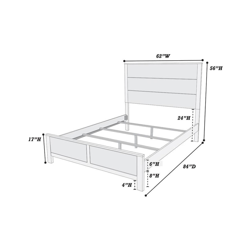 Poundex F9544Q Queen Bed IMAGE 2