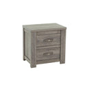 Poundex 2-Drawer Nightstand F5446 IMAGE 1