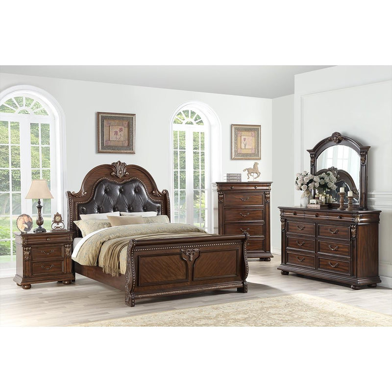 Poundex King Bed F9432EK IMAGE 1