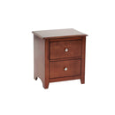 Poundex 2-Drawer Nightstand F4277 IMAGE 1
