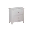 Poundex 2-Drawer Nightstand F4254 IMAGE 1