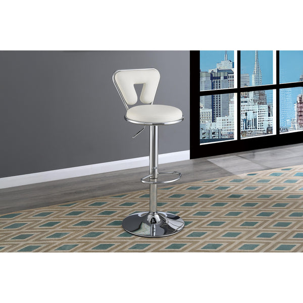 Poundex Adjustable Height Stool F1642 IMAGE 1