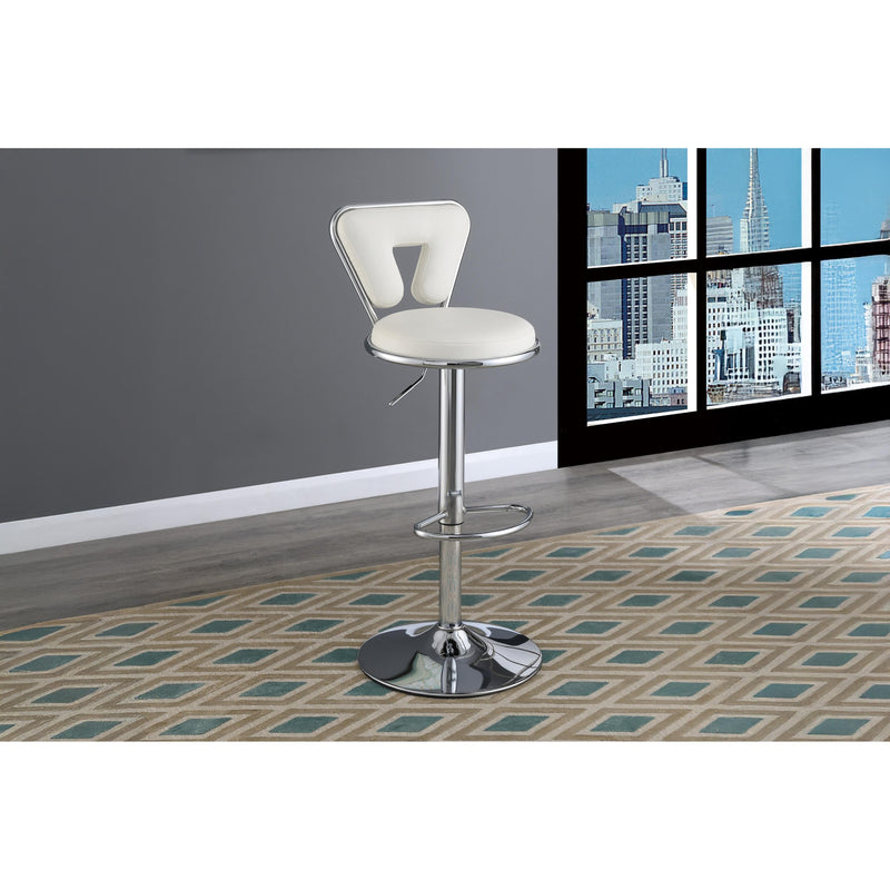 Poundex Adjustable Height Stool F1642 IMAGE 1