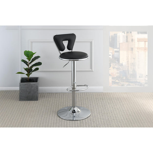 Poundex Adjustable Height Stool F1641 IMAGE 1