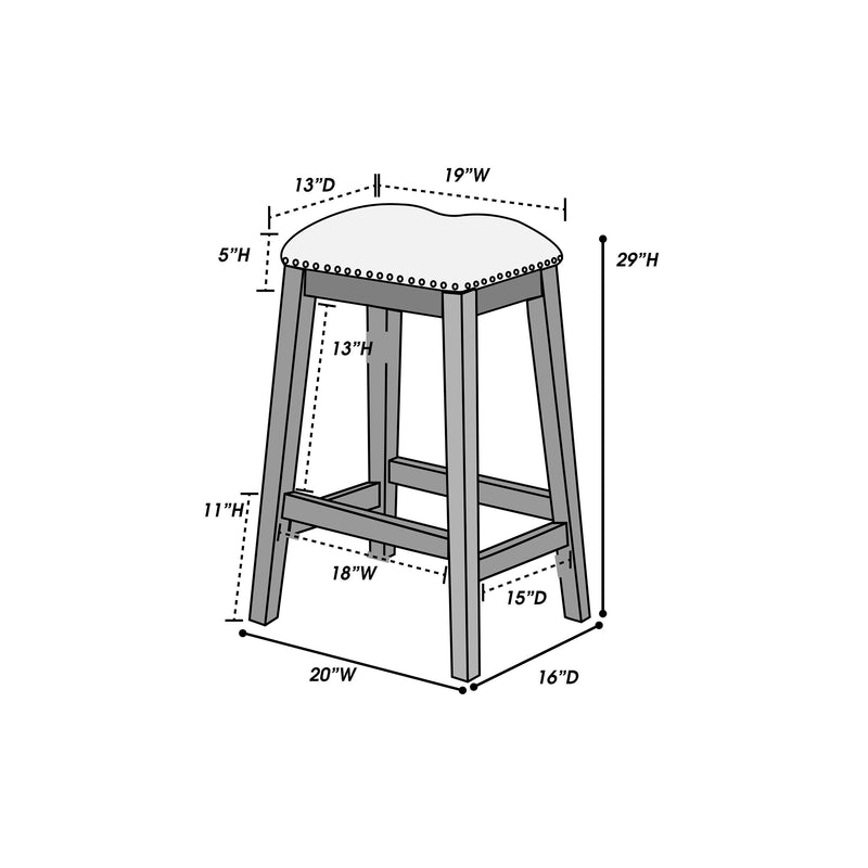 Poundex F1816 Bar Stool IMAGE 9
