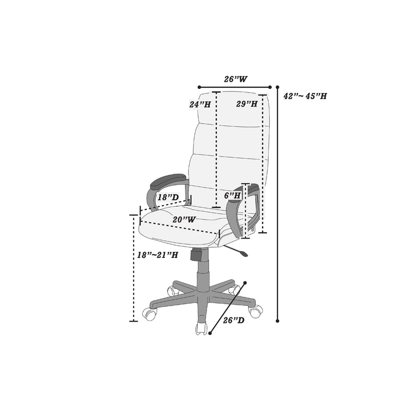 Poundex F1683 Office Chair IMAGE 8