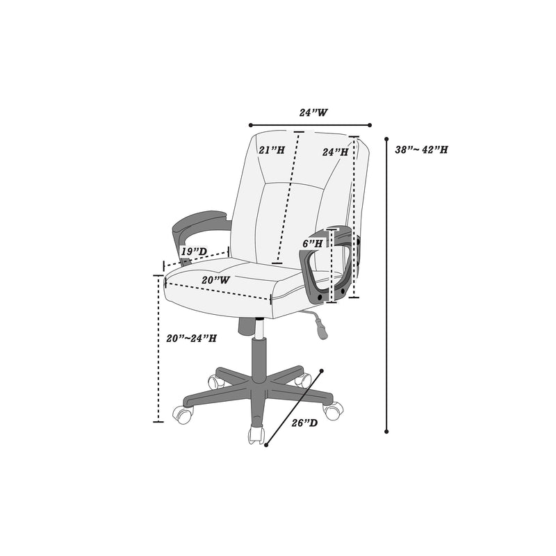 Poundex F1680 Office Chair IMAGE 8