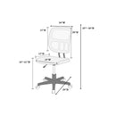 Poundex F1677 Office Chair IMAGE 8