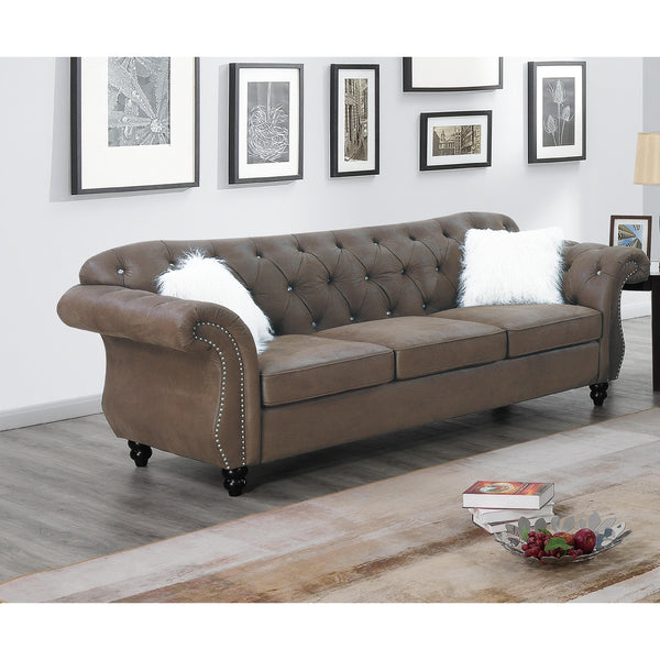 Poundex Stationary Sofa F6843 IMAGE 1
