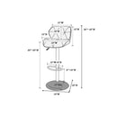 Poundex F1587 Barstool IMAGE 4