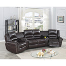 Poundex Power Reclining Sectional F86603 IMAGE 1