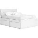  Signature Design by Ashley Onita EB9630B11 Full Panel Platform Bed with 1 Side Storage IMAGE 1