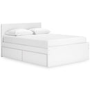  Signature Design by Ashley Onita EB9630B12 Queen Panel Platform Bed with 1 Side Storage IMAGE 1