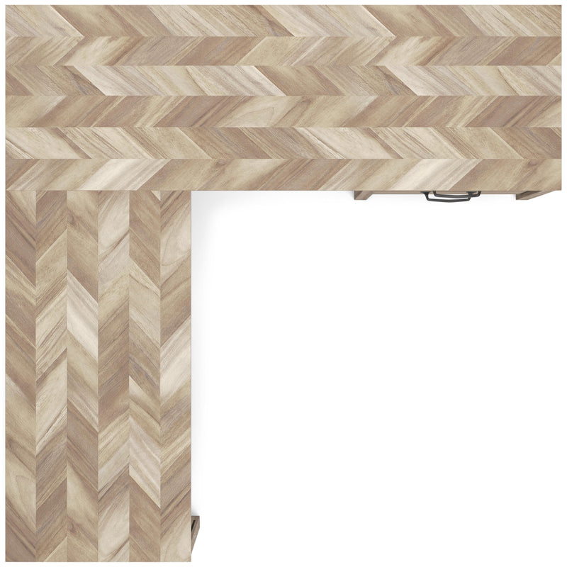  Signature Design by Ashley Battelle H3929H1 60" Home Office Desk with Return IMAGE 7