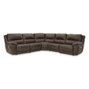  Signature Design by Ashley Dunleith U71604S8 5 pc Power Reclining Sectional IMAGE 1
