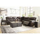  Signature Design by Ashley Dunleith U71604S8 5 pc Power Reclining Sectional IMAGE 5