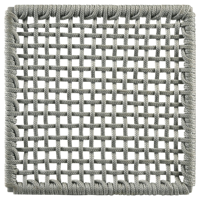Coaster Furniture Nakia 110035 Woven Rope Counter Chair with Cushion - Grey (Set of 2) IMAGE 10