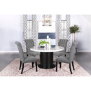Coaster Furniture Alana 115162 Fabric Upholstered Dining Side Chair - Grey (Set of 2) IMAGE 9