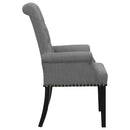 Coaster Furniture Alana 115163 Fabric Upholstered Dining Arm Chair - Grey IMAGE 7