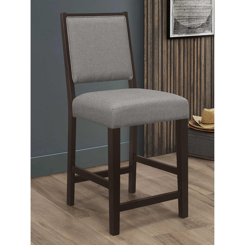 Coaster Furniture Bedford 183471 Fabric Upholstered Counter Chair - Grey (Set of 2) IMAGE 8