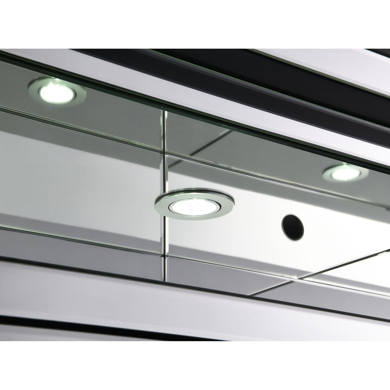 Coaster Furniture Melinda 183627 2-door LED Mirrored Wine Storage Bar Cabinet - Silver IMAGE 12