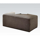 Acme Furniture Ushury Fabric Ottoman 53593 IMAGE 1