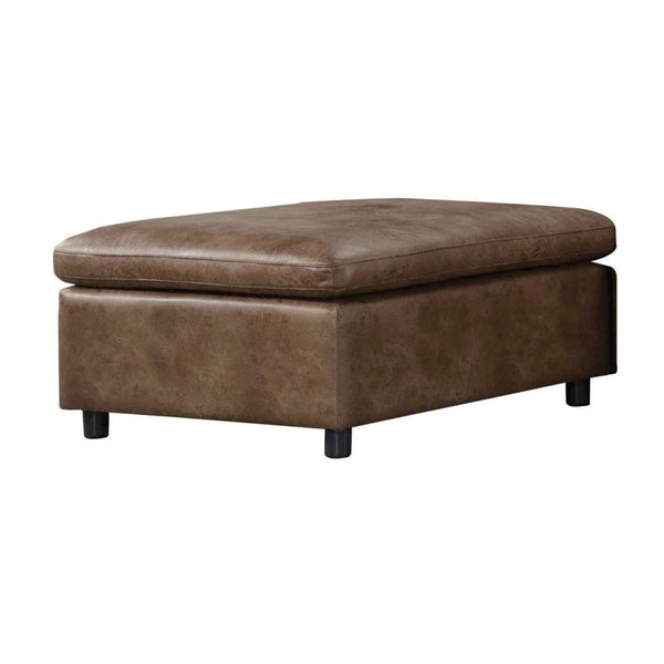 Acme Furniture Audrey Fabric Ottoman 55103 IMAGE 1