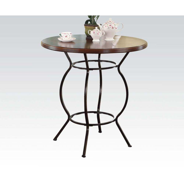 Acme Furniture Round Tavio Pub Height Dining Table 96066KIT IMAGE 1