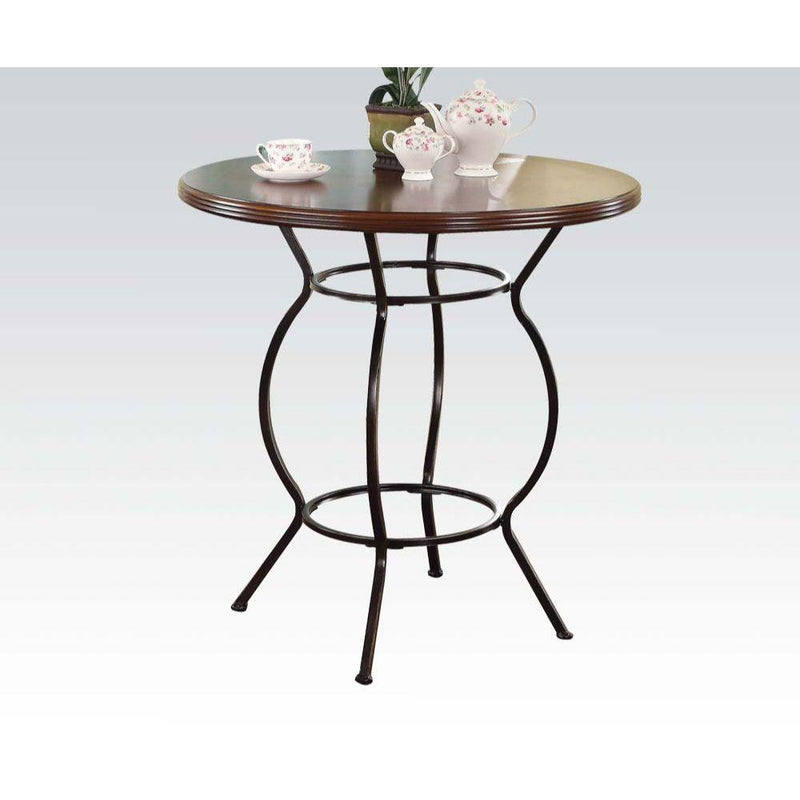 Acme Furniture Round Tavio Pub Height Dining Table 96066KIT IMAGE 1