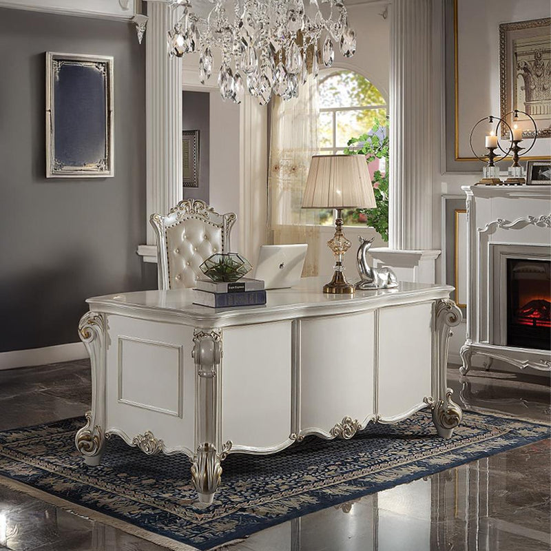 Acme Furniture Vendome OF01517 Executive Writing Desk IMAGE 2