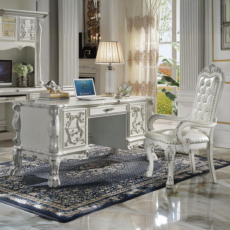 Acme Furniture Dresden OF01715 Executive Writing Desk IMAGE 2