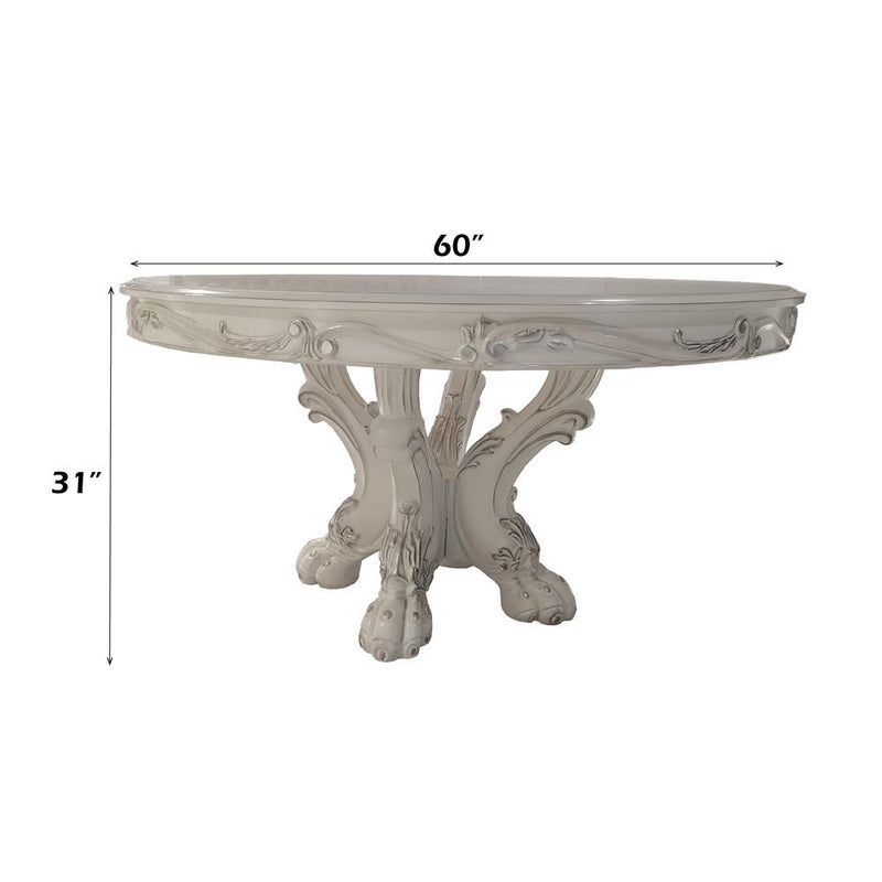 Acme Furniture Dresden DN01700 Round Dining Table IMAGE 4